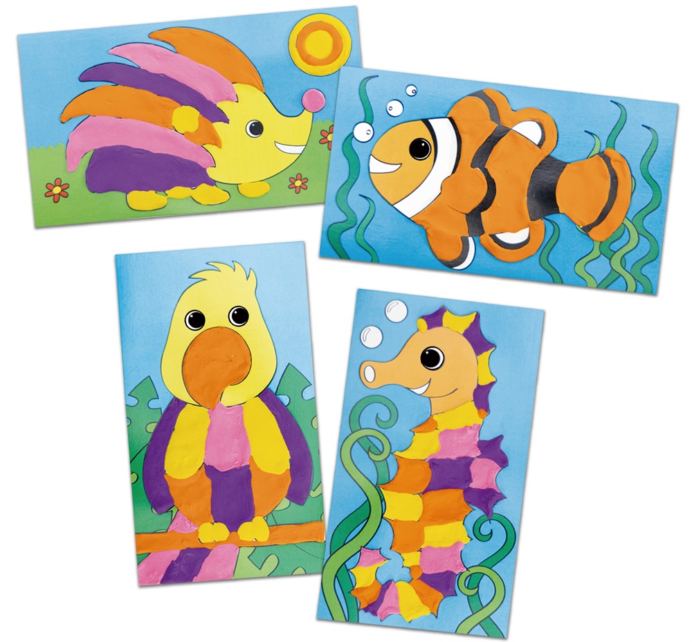 BrightKidz Educational Toys - Mini Makes - Colour with Clay