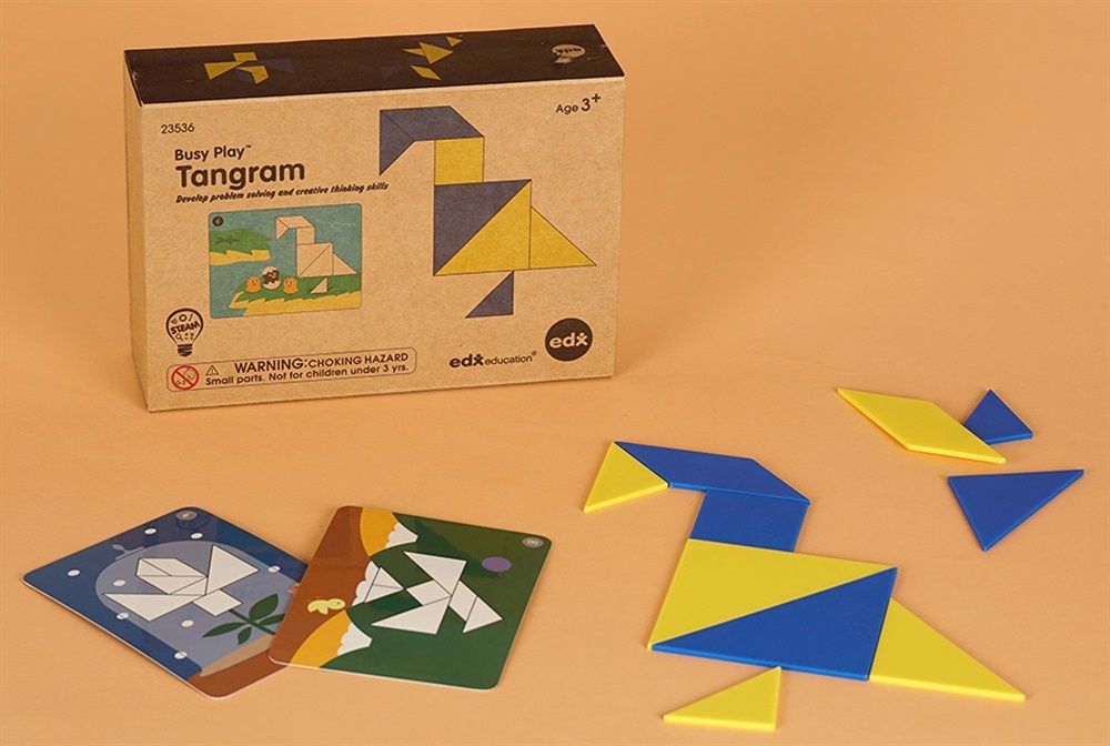 BrightKidz Educational Toys - Busy Play Tangram