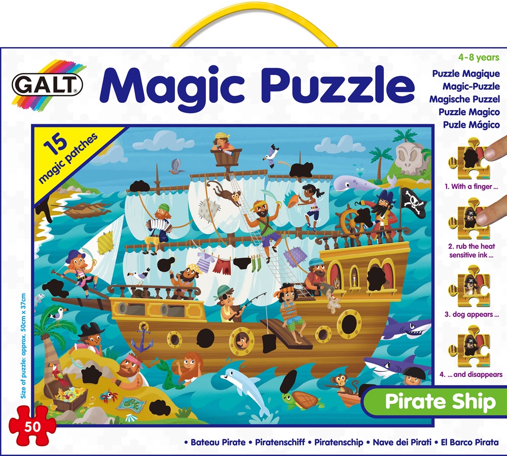 BrightKidz Educational Toys - Magic Puzzle - Pirate Ship