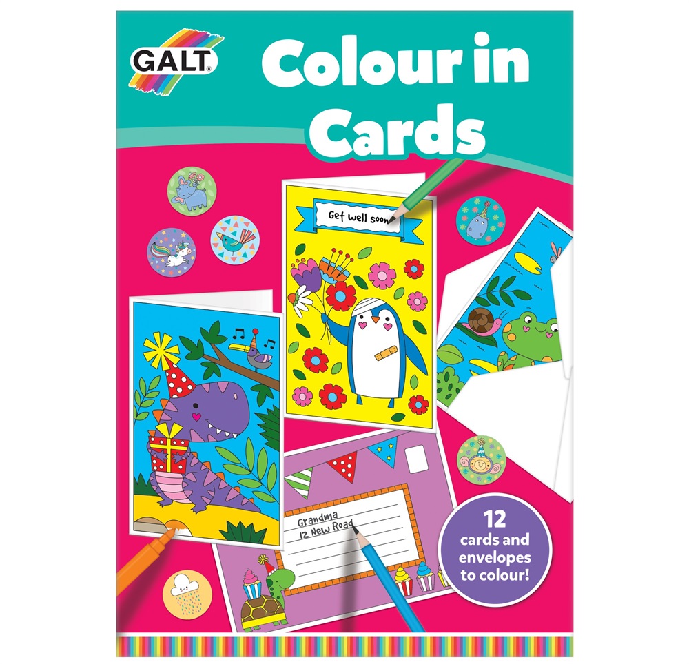 BrightKidz Educational Toys - Colour in Cards