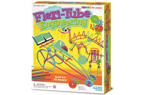 BrightKidz Educational Toys - 4M Flexi-Tube Engineering Thinking Kit
